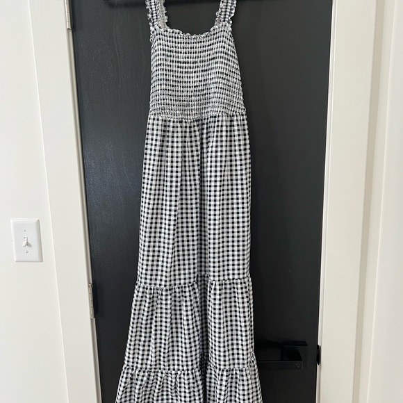 Zara Dresses & Skirts - Zara Black and White Gingham Maxi Dress